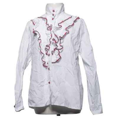Bluse (Weiß) von Oscar of Sweden Baumwolle