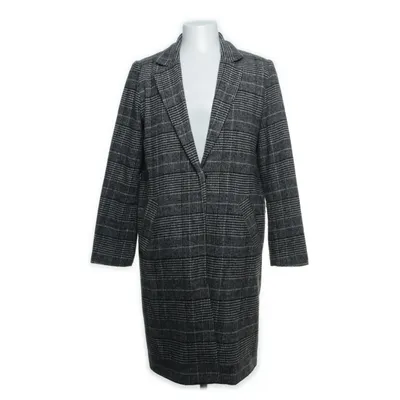 Coat (Black, White) from Broadway NYC Fashion Polyester, Wool