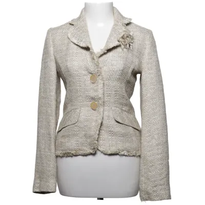 Blazer (Beige) fra Etam Bomuld, Polyester