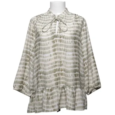 Blus (Grön, Vit) från Sincerely Loved Polyester