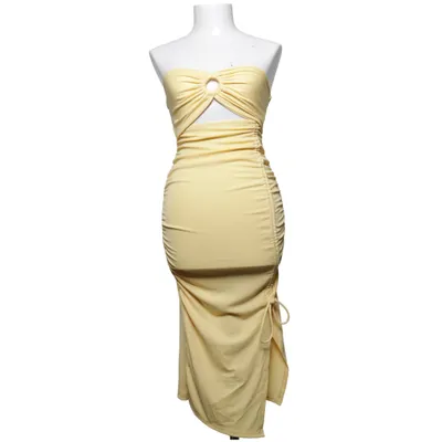Dress (Yellow) from Haute Monde Elastane, Polyester