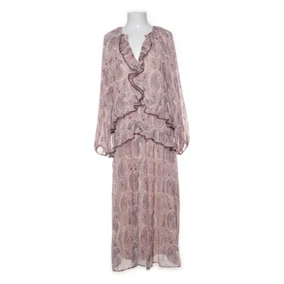 Maxikleid (Pink, Beige, Mehrfarbig) von Zara Polyester
