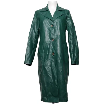 Frakke (Grøn) fra Øst London Polyester, Polyurethan, Viscose