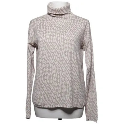 Pul à col roulé (Beige, Blanc) de Hemisphere Cachemire, Polyamide, Viscose