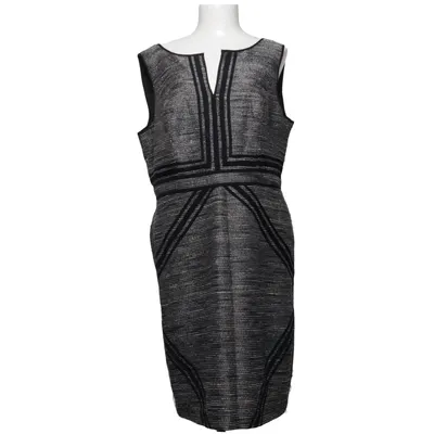 Robe (Noir, Gris) de Adrianna Papell Acrylique, Coton, Élasthane, Fibre métallique, Polyester, Viscose