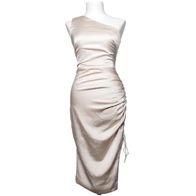 Cocktail dress (Beige) from Lavish Alice Elastane, Polyester