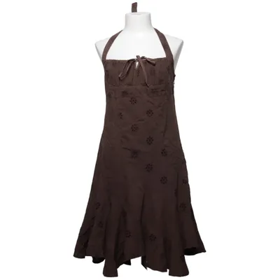 Neckholderkleid (Braun) von Urban Outfitters Baumwolle