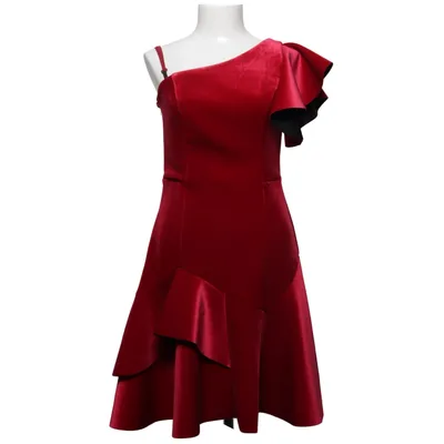 Cocktailjurk (Rood, Zwart) van Coast Elastaan, Polyester
