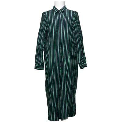 Shirt dress (Blue, Green) from Kokoon Cotton, Silk
