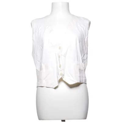 Kostuumgilet (Wit) van Gulins Casual Katoen, Viscose