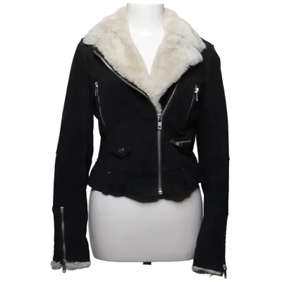 Shearling jas (Zwart, Beige) van Jofama