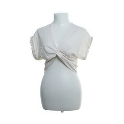 Crop top (Beige) van Josh V Katoen, Elastaan