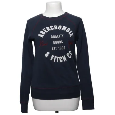 Sweatshirt (Blauw) van Abercrombie & Fitch Katoen, Polyester