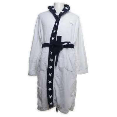 Bathrobe (White, Blue) from GANT Home Cotton
