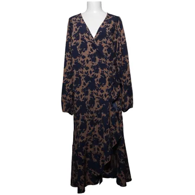 Robe portefeuille (Bleu, Beige) de Pernilla Wahlgren Design Polyester