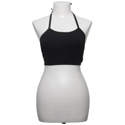 Haltertop (Zwart) van Brandy Melville Katoen, Elastaan