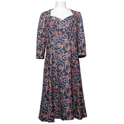 Jurk (Blauw, Meerkleurig) van Emmy