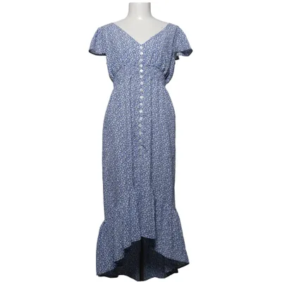 Robe (Bleu, Blanc) de Vintage Dressing Polyester