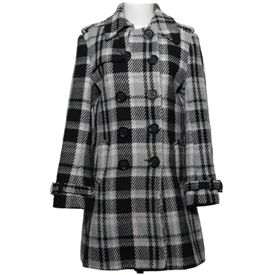 Coat (Black, White, Gray) from World of Wissmach Polyamide, Polyester, Wool