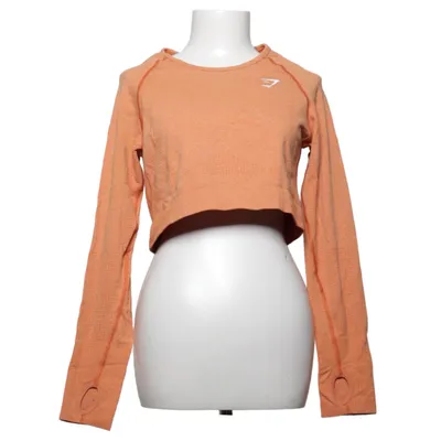 Træningstop (Orange) fra Gymshark Elastan, Nylon