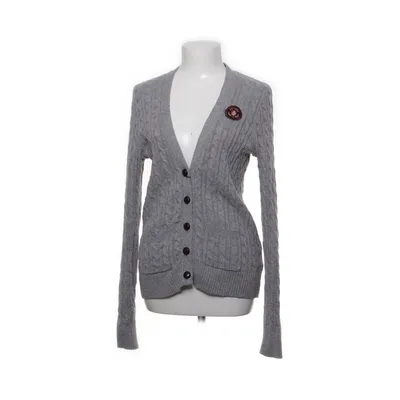 Kofta (Grå) från Abercrombie & Fitch Bomull, Nylon, Kaninpäls