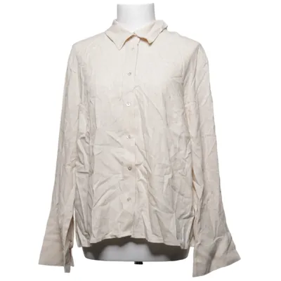 Shirt (Beige) from Divided by H&M Linen, Viscose