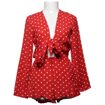 Jumpsuit (Rood, Wit) van Glamorous Polyester