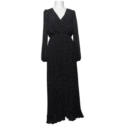 Dress (Black, White) from Voyelles Elastane, Polyester