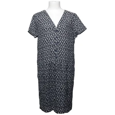 Dress (Blue, White) from Harris Wilson Cotton, Viscose