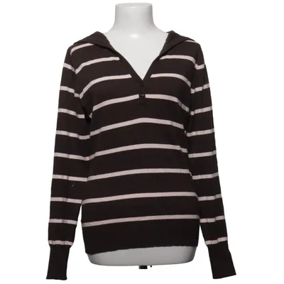 Hoodie (Brown, White) from Equipe Cotton, Elastane, Polyamide