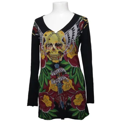 Pull-over (Noir, Multicolore) de Christian Audigier Élasthane, Polyamide, Viscose