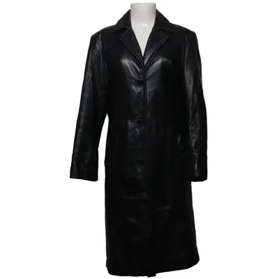 Leather coat (Black) from Prestige