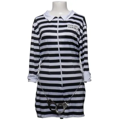 Fancy dress (Black, White) from Karnival Costumes Polyester