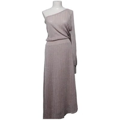 Kleid (Lila) von Zara Metallfaser, Polyester