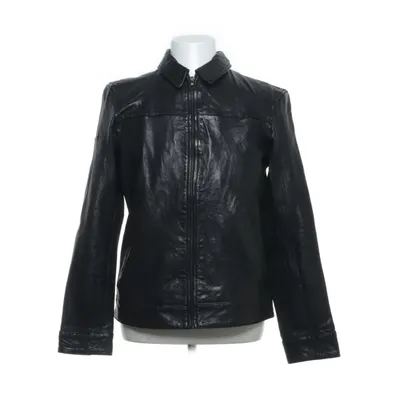 Leren jack (Zwart) van Superdry Polyester, Leer