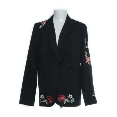 Kavaj (Svart, Vit) från Zara Woman Elastan, Polyester, Viskos