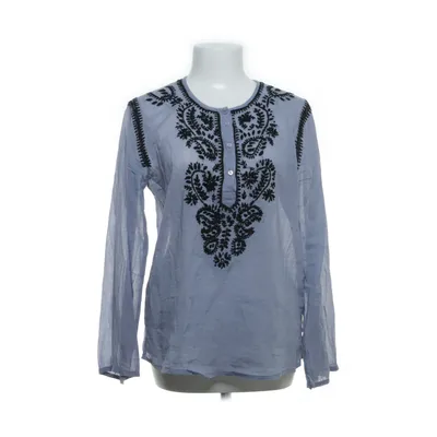 Blouse (Blauw, Zwart) van Maison Hotel Katoen