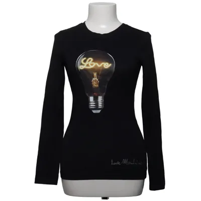 Langærmet t-shirt (Sort) fra Love Moschino