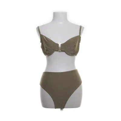 Bikini (Groen, Goud) van Vivian Hoorn x Hunkemöller Metallvezel, Polyamide