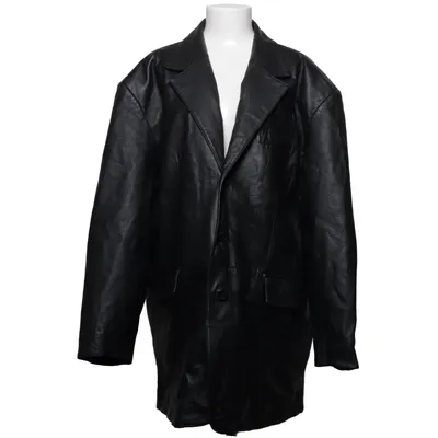 Leather blazer (Black) from Angelo Litrico Leather, Nylon