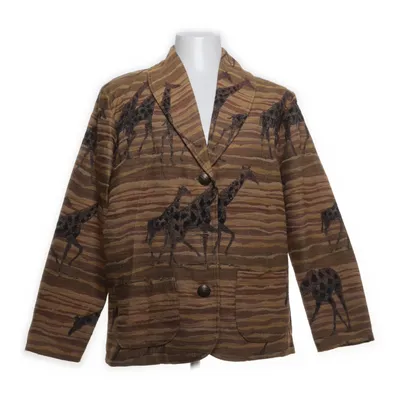 Blazer (Yellow, Multicolored) from Limelight Polyester, Viscose