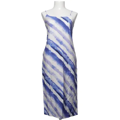 Robe longue (Bleu, Blanc) de Next Petite Polyamide, Viscose