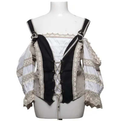 Chemisier Dirndl (Noir, Beige, Blanc) de Bavaria Lin
