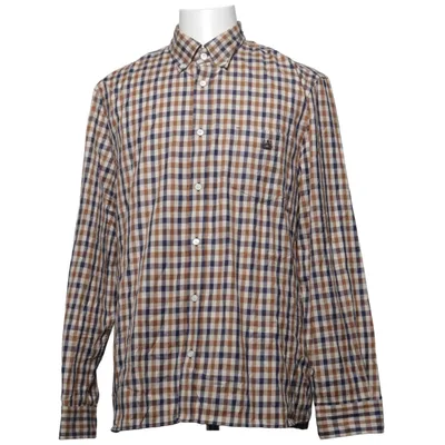 Button down shirt (Beige, Blue, White) from Aquascutum Cotton, Elastane