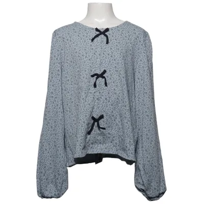 Bluse (Blau) von Zara Baumwolle