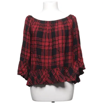 Peplum top (Rood, Zwart) van Sanctuary Viscose