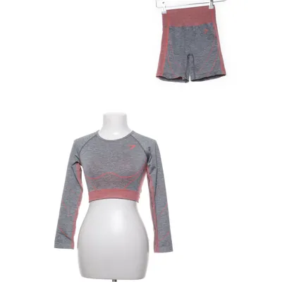 Trainingsset (Grijs, Rood) van Gymshark Elastaan, Polyamide, Polyester