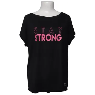 T-shirt (Noir, Rose) de MLY Sports Polyester, Viscose