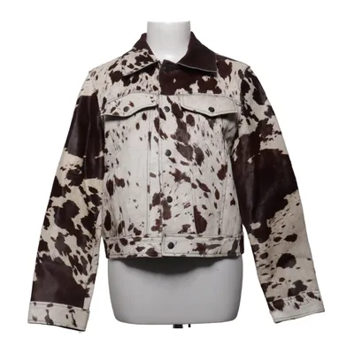 Lederjacke (Braun, Beige) von Mango Leder, Polyester