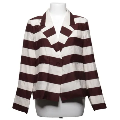 Blazer (Brown, White) from Kokoon Cotton, Silk
